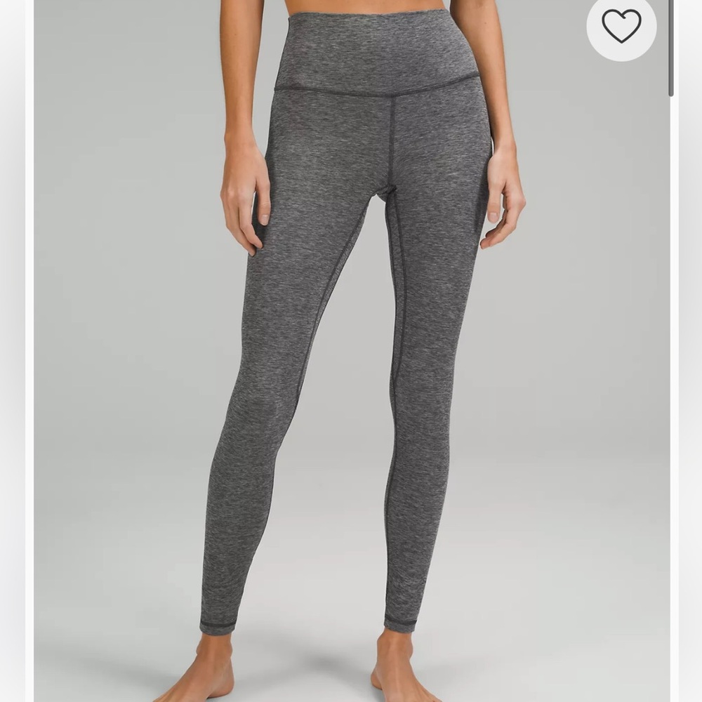 lululemon Gray High-Waisted Leggings